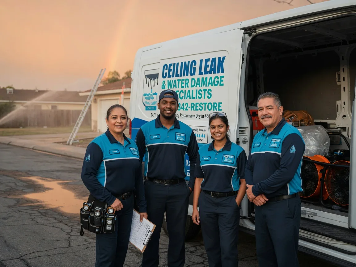 Ceiling Leak Cleanup company in New Middletown, IN