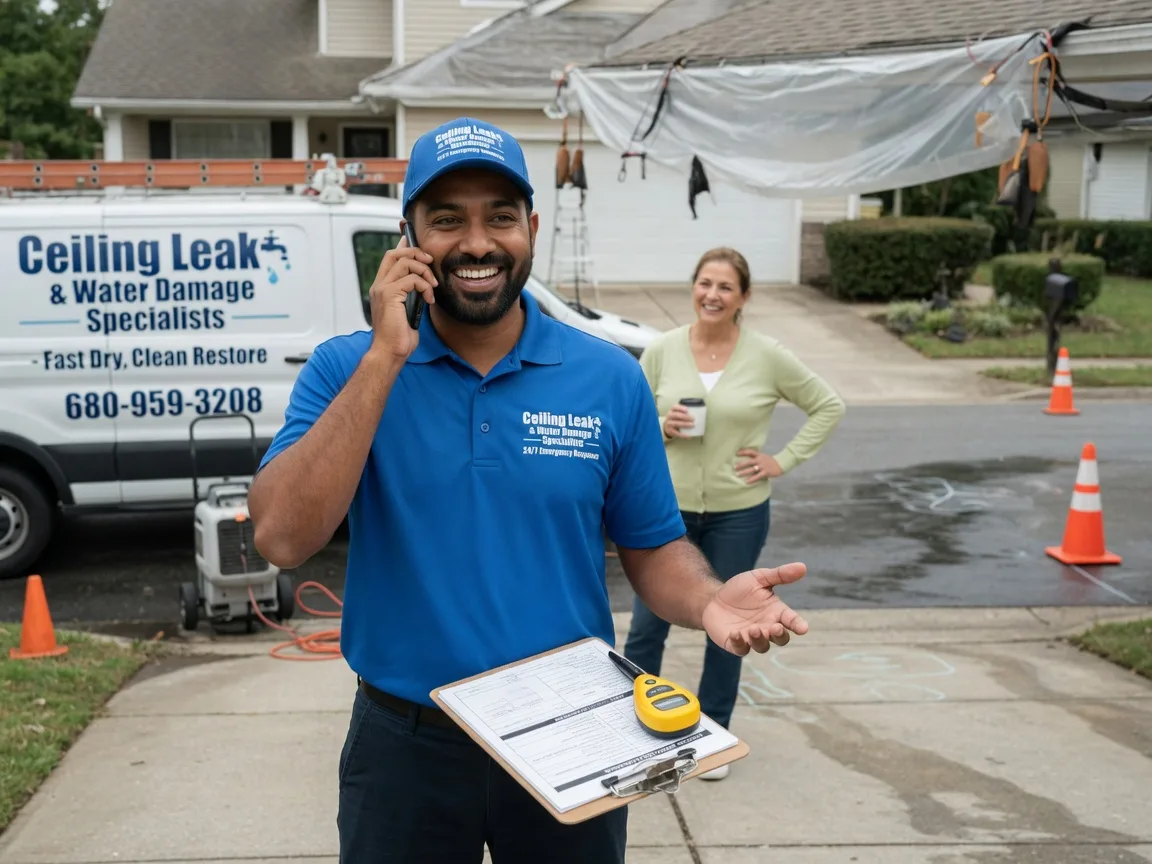 Ceiling Leak Cleanup New Middletown, IN FAQs
